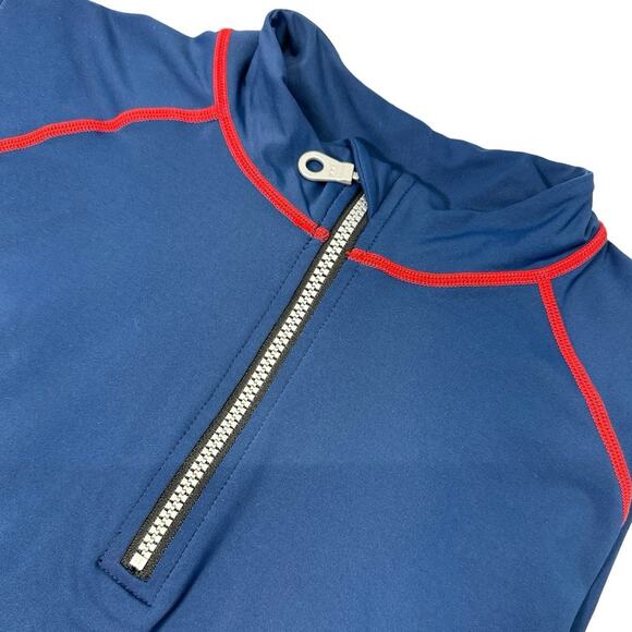 Sun Protection Zone DuckSkinz UV H2O Armor Blue Rashguard men sz L - Picture 1 of 5